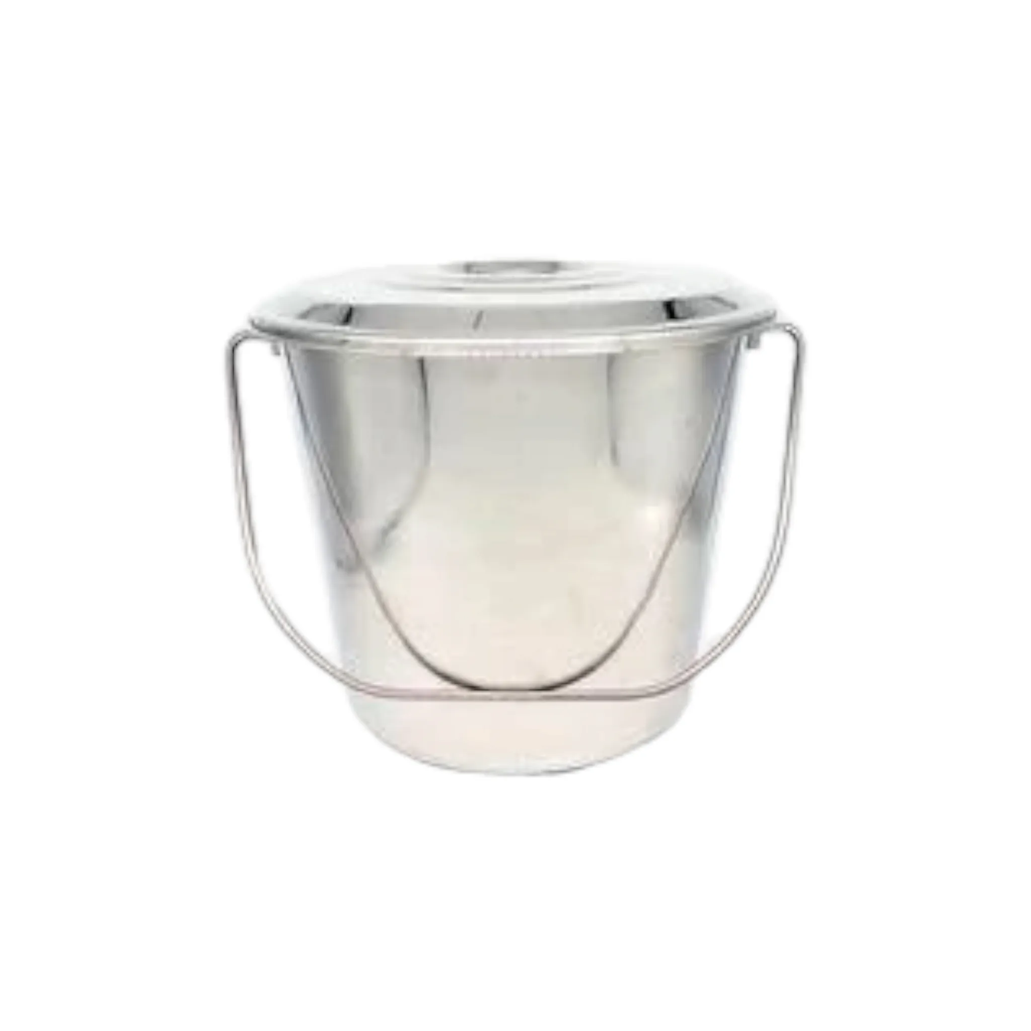 15L Stainless Steel Bucket with Lid
