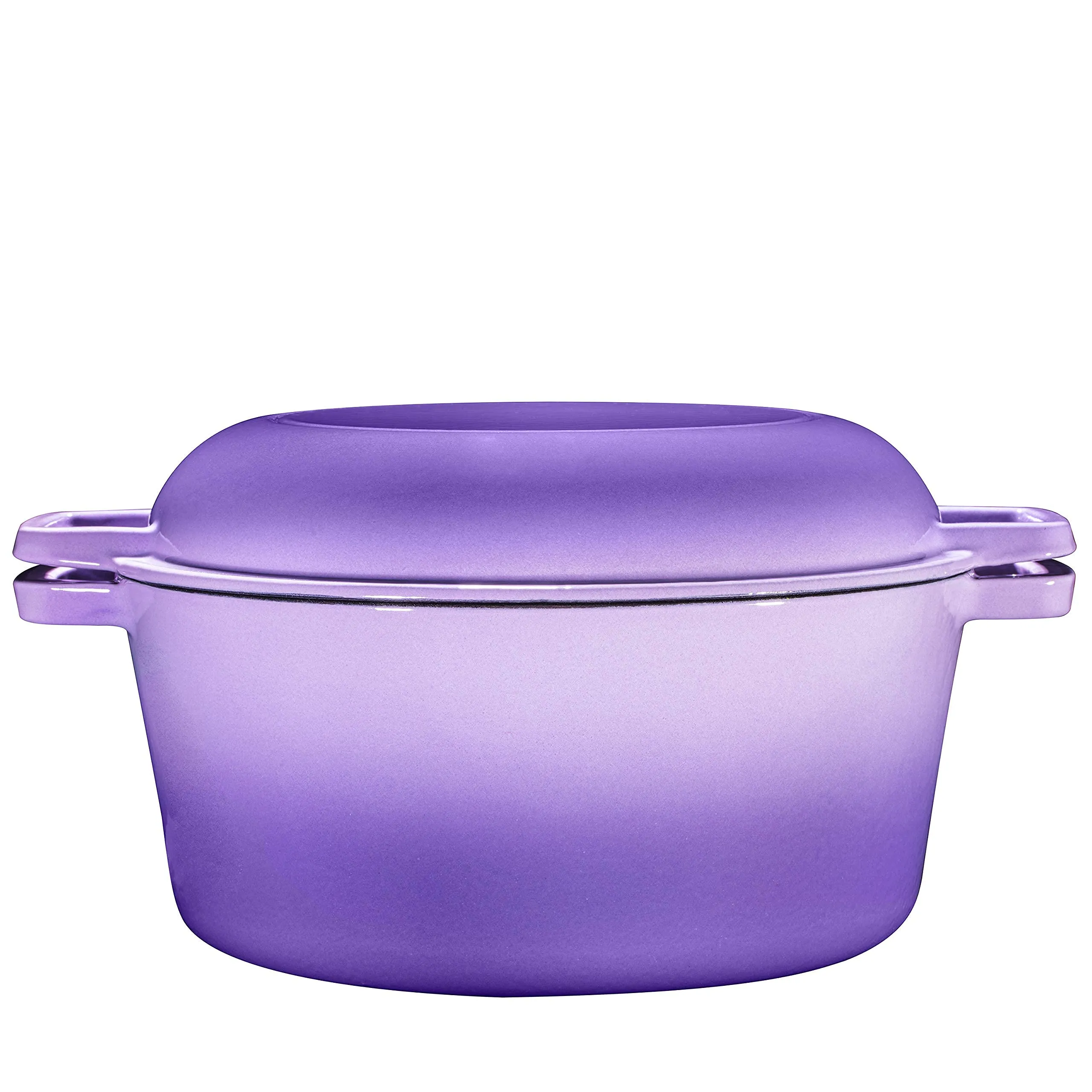 2 In 1 Double Dutch Oven And Domed Skillet Lid 7 Quart Pre