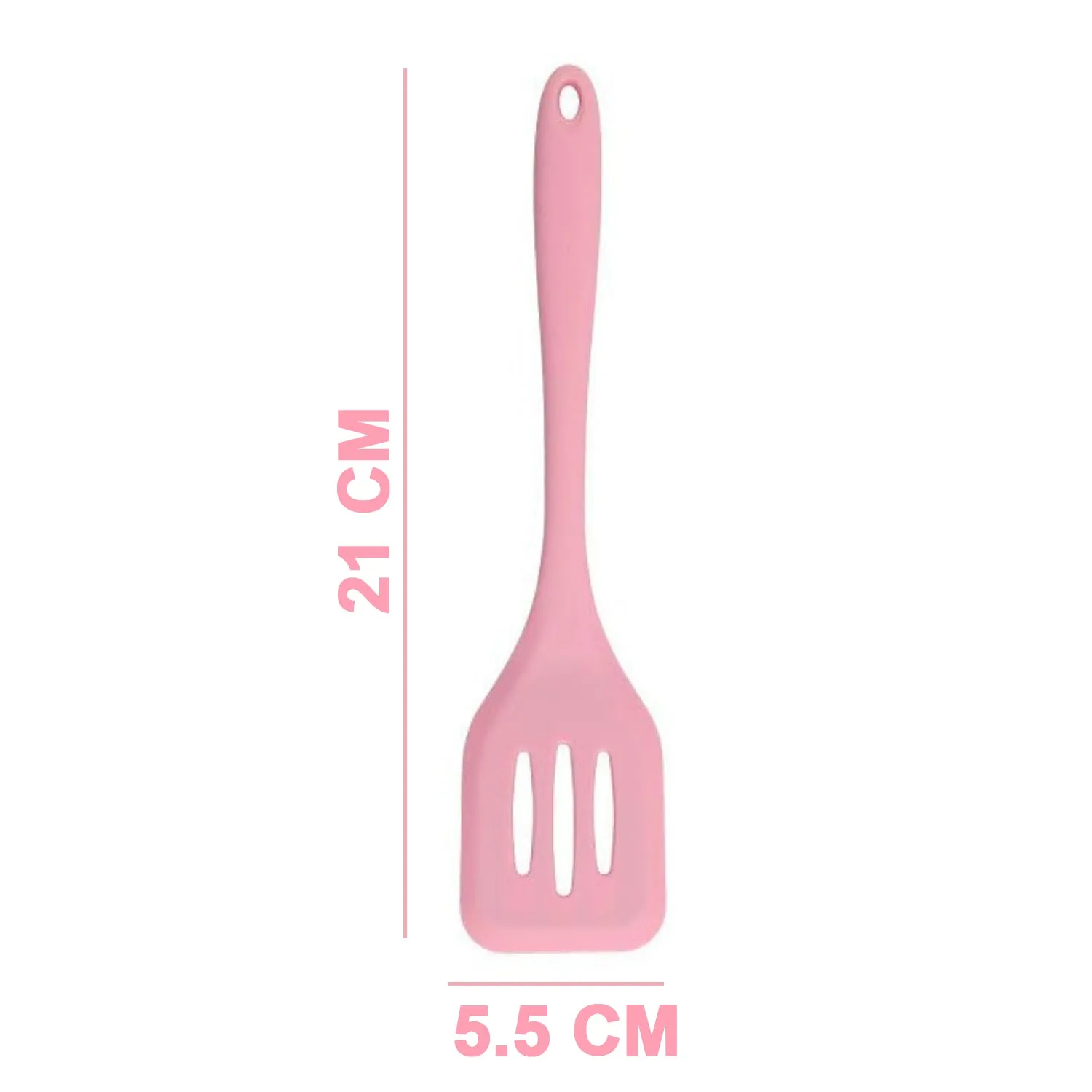 2039 Small Silicone Slotted Turner for Cooking, Baking & Mixing