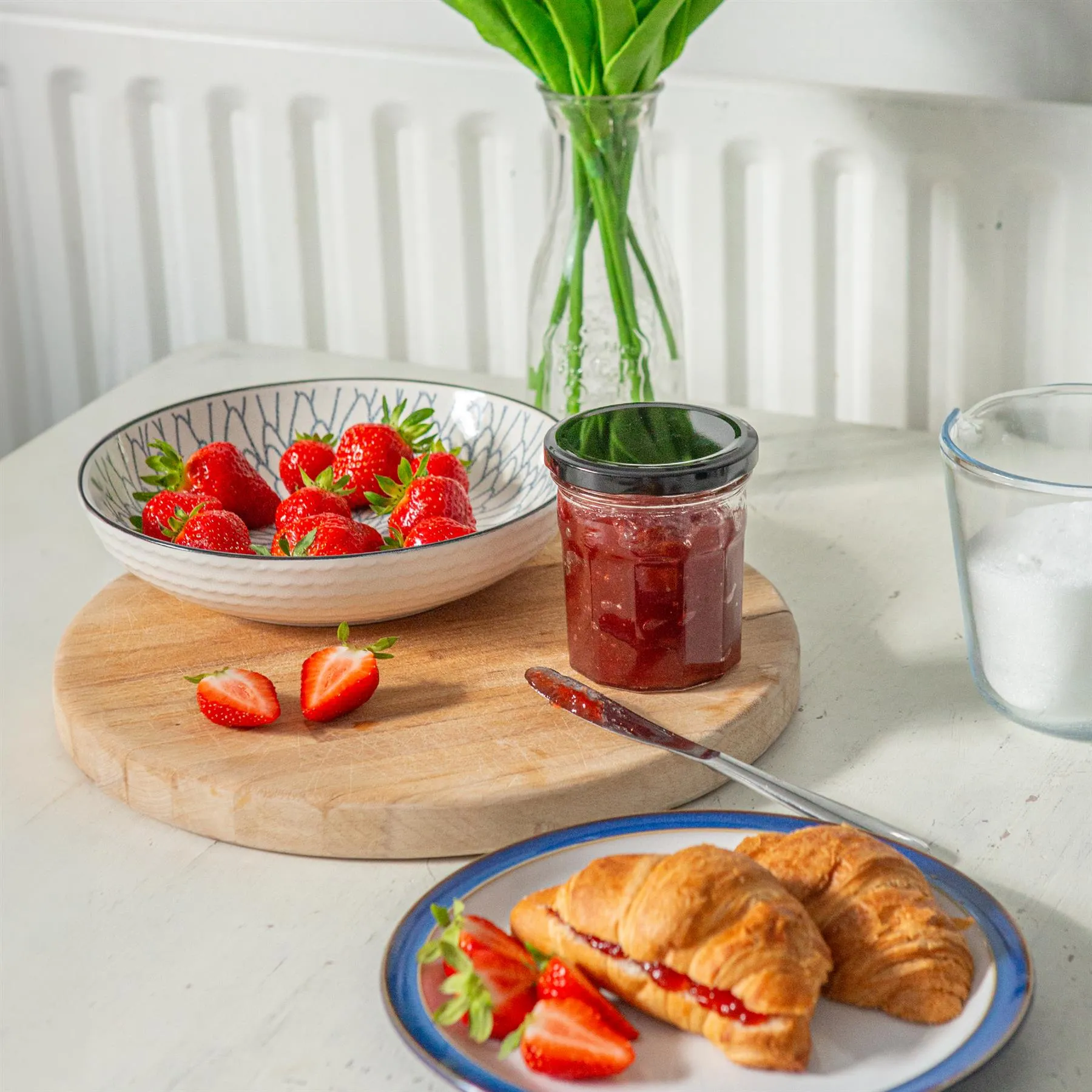 250ml Glass Jam Jars with Lids - Pack of 6 - By Argon Tableware