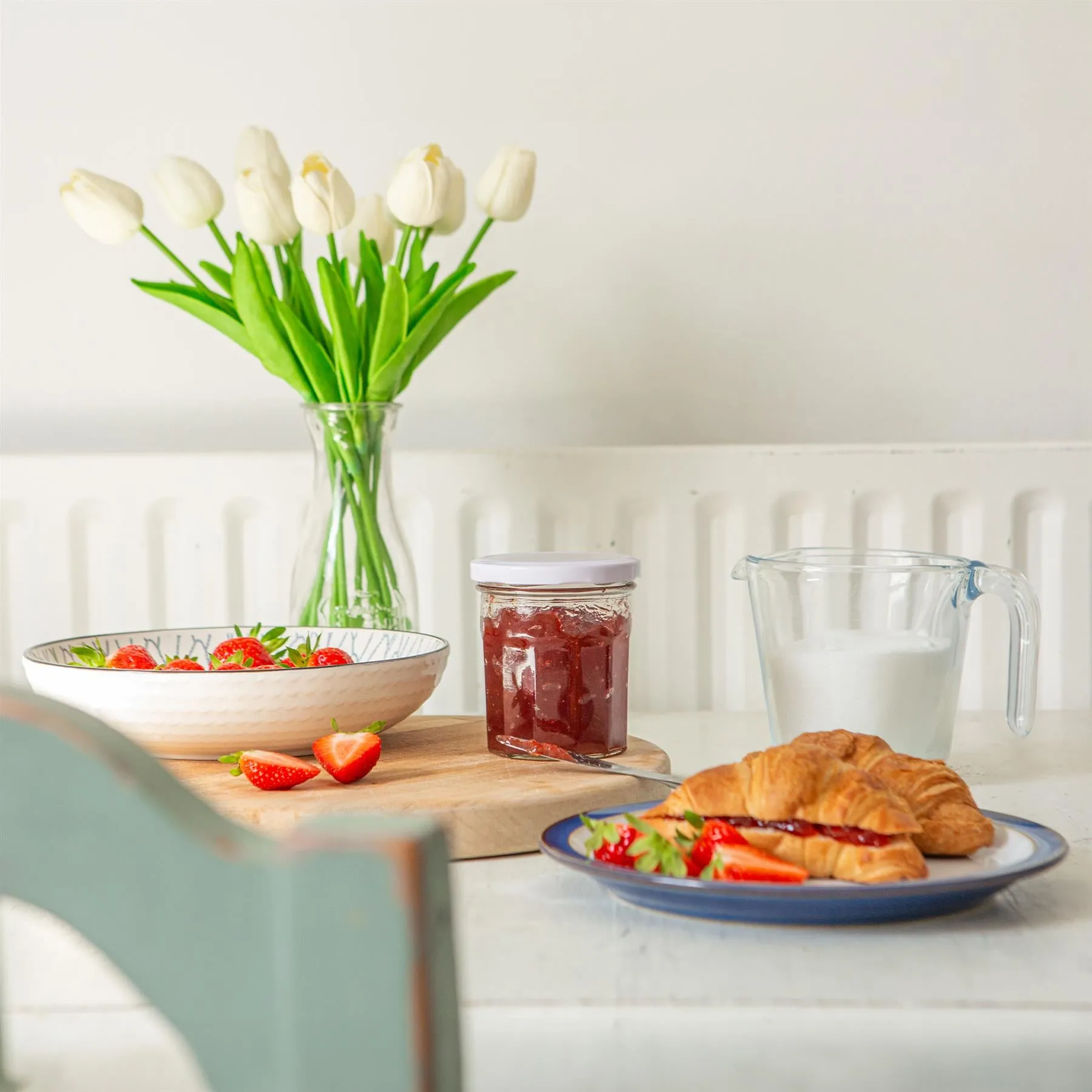 250ml Glass Jam Jars with Lids - Pack of 6 - By Argon Tableware