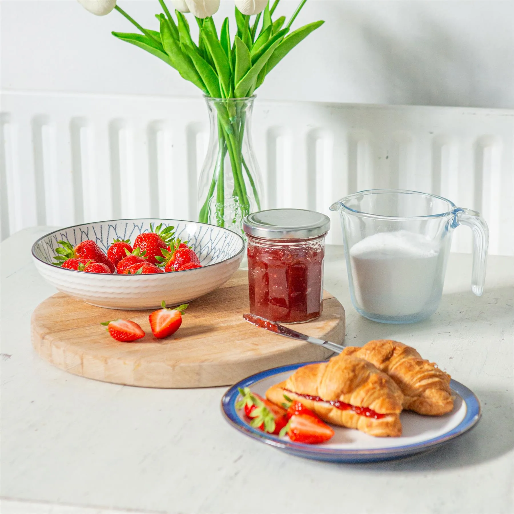 250ml Glass Jam Jars with Lids - Pack of 6 - By Argon Tableware