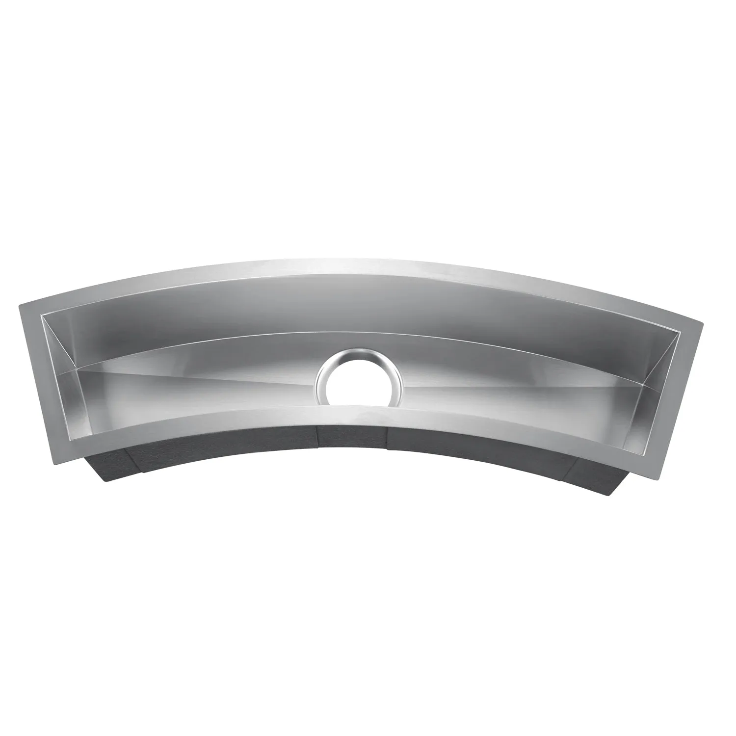 33" Wolcott Zero Radius Stainless Steel Prep Sink