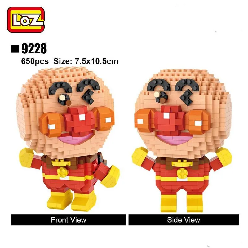 Anpanman | LOZ Mini Block Building Bricks Set Cartoon Character for Ages 10 
