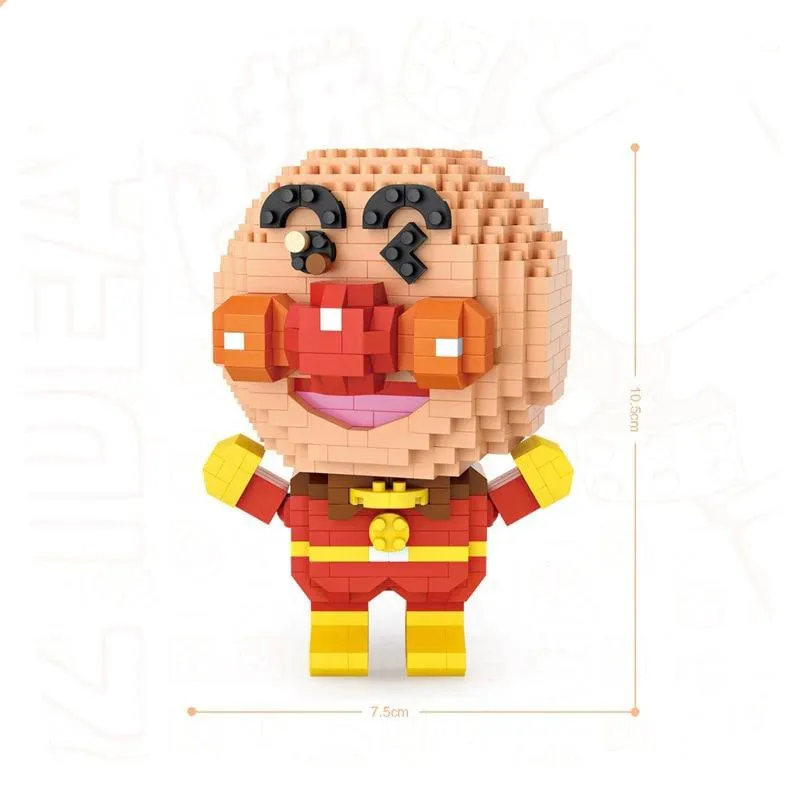 Anpanman | LOZ Mini Block Building Bricks Set Cartoon Character for Ages 10 