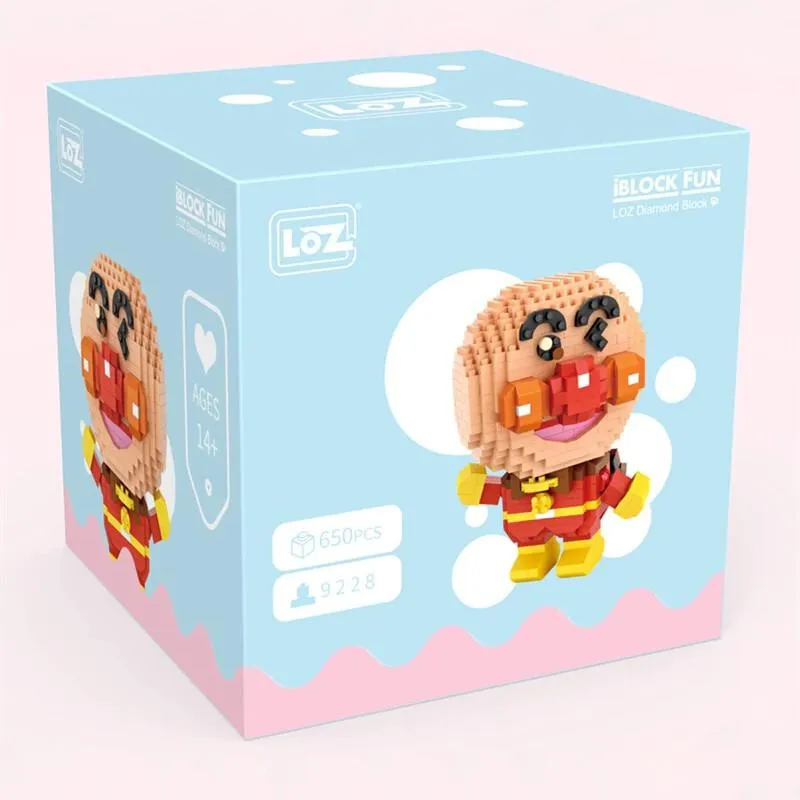 Anpanman | LOZ Mini Block Building Bricks Set Cartoon Character for Ages 10 