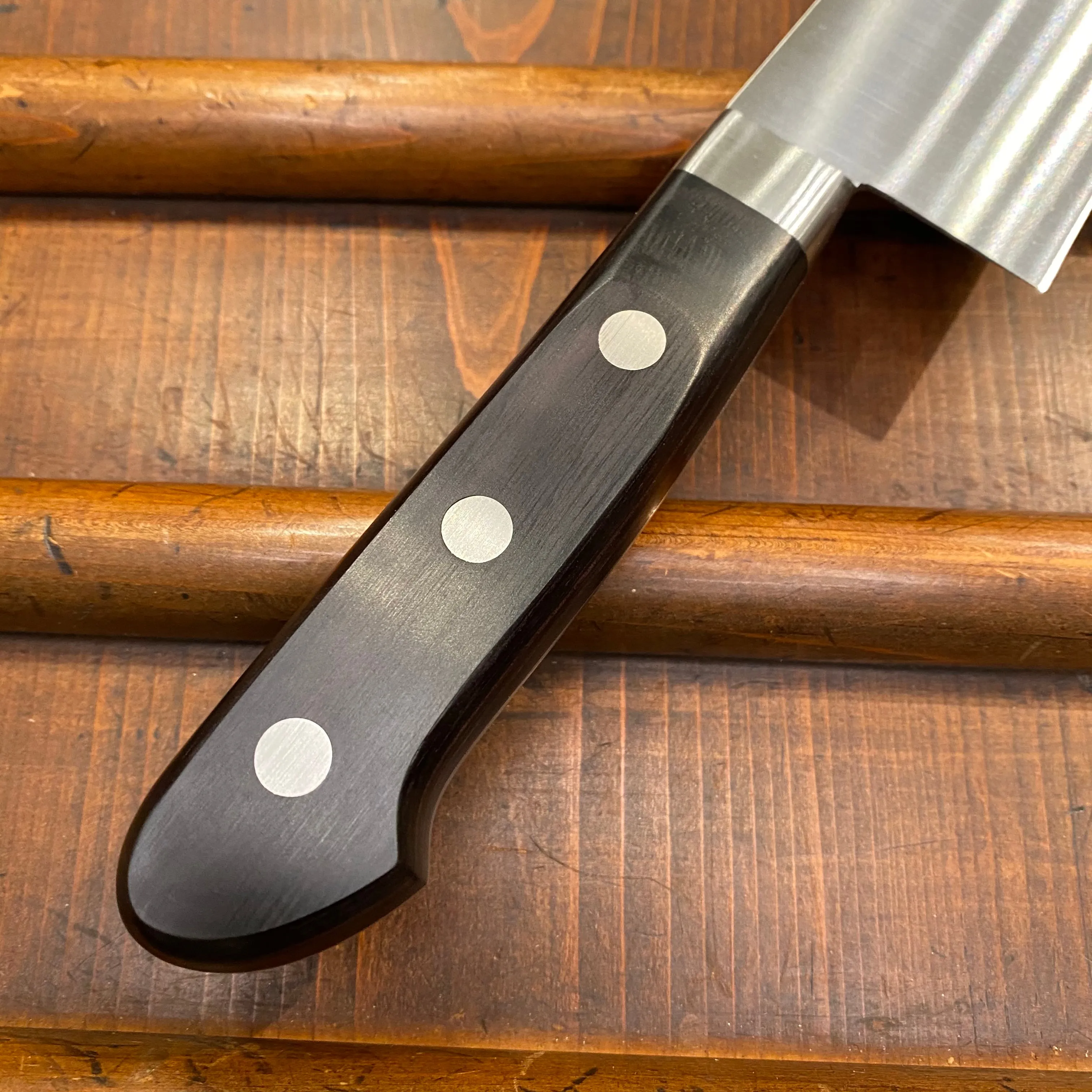 Ashi Hamono Ginga 240mm Gyuto Shirogami 2 Western Handle with Saya