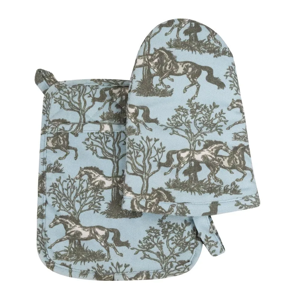 AWST Int'l Oven Mitt and Pot Holder Set