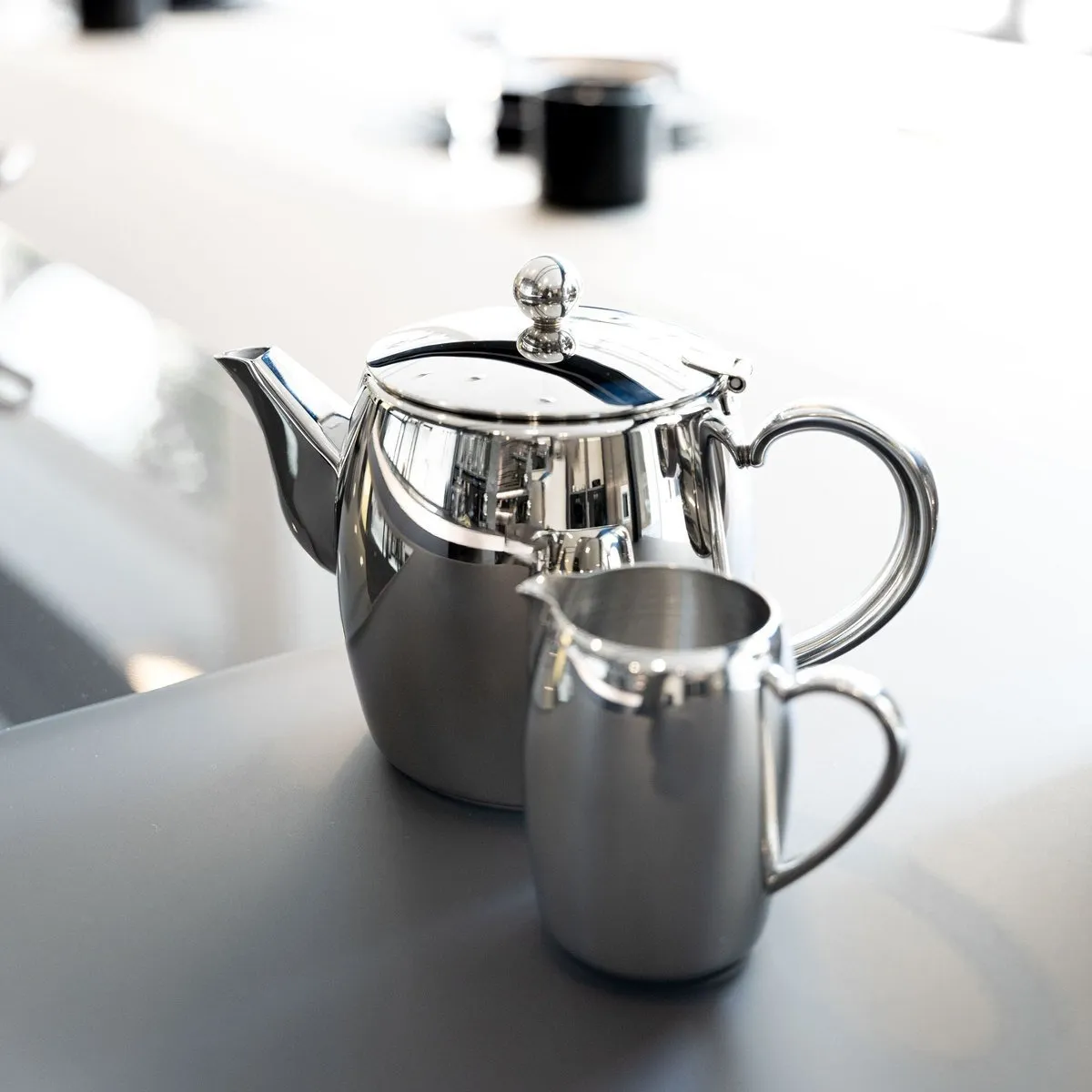 Bellux 0.35L Teapot, Stainless Steel