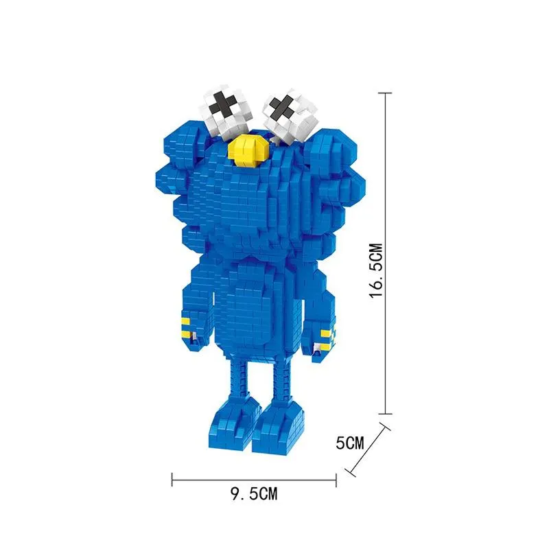 Blue Monster | LOZ Mini Block Building Bricks Set Cartoon Character for Ages 10 
