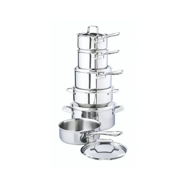 Canadian Professional 12-Piece Stainless Steel Clad Cookware Set