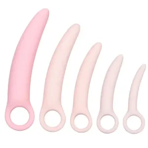 Colt Pink 5-piece Silicone Gradual Dilator Kit with Finger Loops