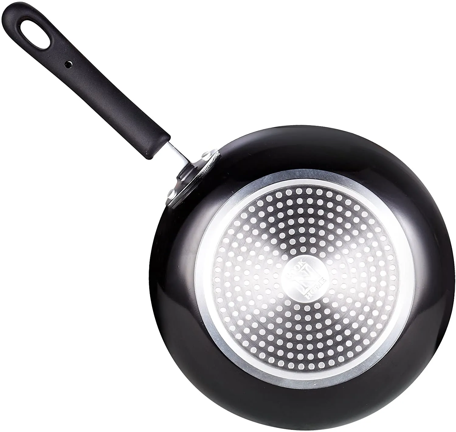 Cook N Home Pots and Pans Nonstick Kitchen Cookware Sets include Saucepan Frying Pan Stockpots 8-Piece, Heavy Gauge, Stay Cool Handle, Black
