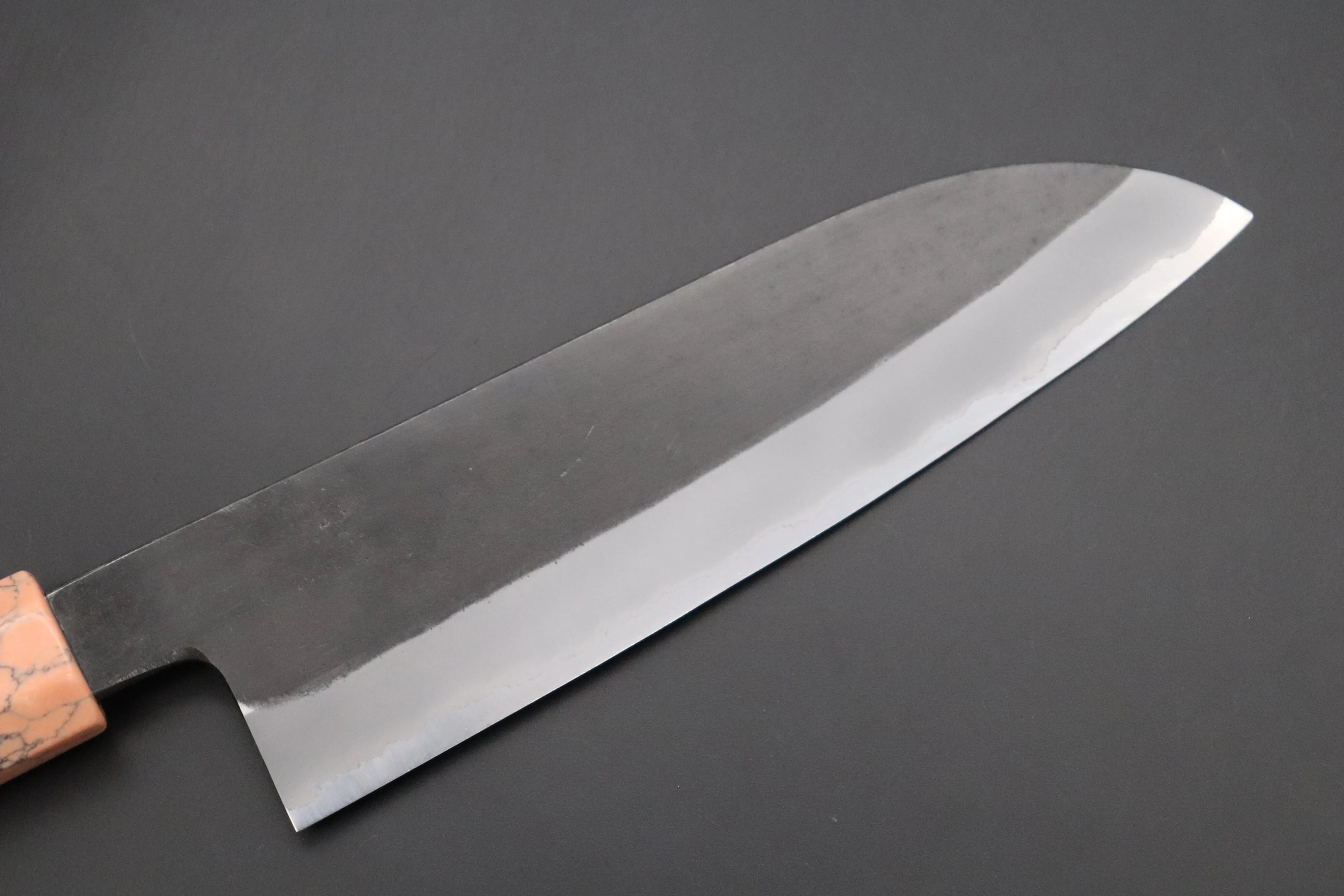 Custom Limited Edition, Hinoura White Steel No.1 Kurouchi Series HS1-4SP3 Wa Santoku 165mm (6.4 Inch)