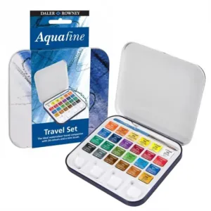 Daler-Rowney Aquafine Set 24pc (Metal Box)