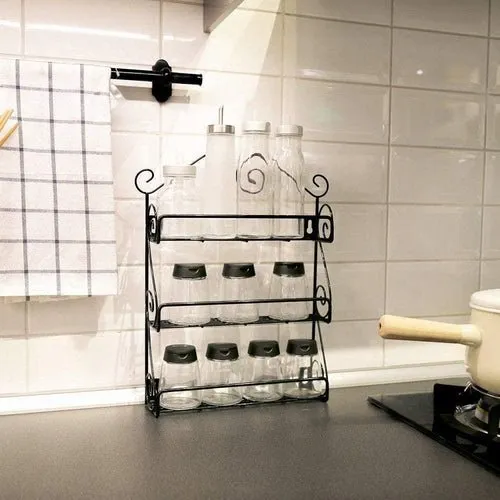 Decorlay kitchen rack space saving shelf for storing spice and bottles