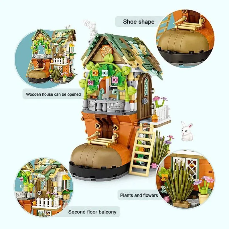 Dwarf Hut | LOZ 1226 Mini Block Building Bricks Set Fairy Tale for Ages 10 