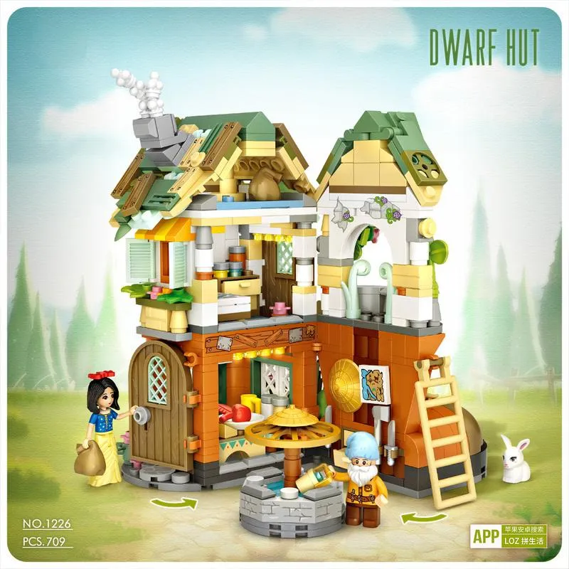 Dwarf Hut | LOZ 1226 Mini Block Building Bricks Set Fairy Tale for Ages 10 
