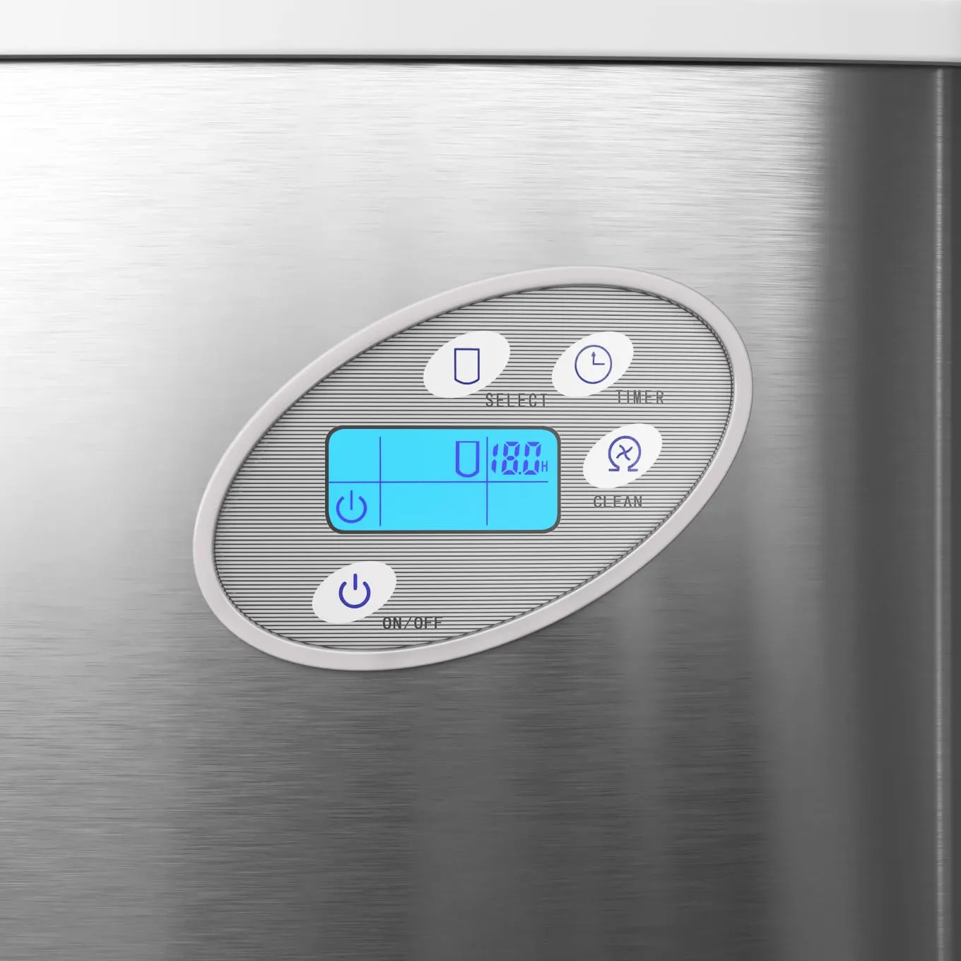 Edgestar PIM300SS Large Capacity Portable Stainless Steel Ice Maker