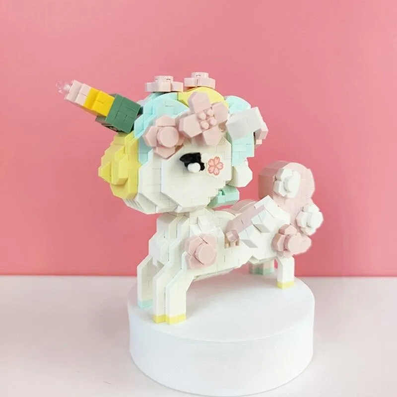Flower Unicorn | LOZ Mini Block Building Bricks Set Cartoon Character for Ages 10 