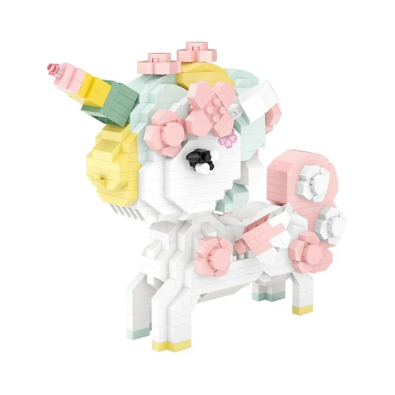 Flower Unicorn | LOZ Mini Block Building Bricks Set Cartoon Character for Ages 10 