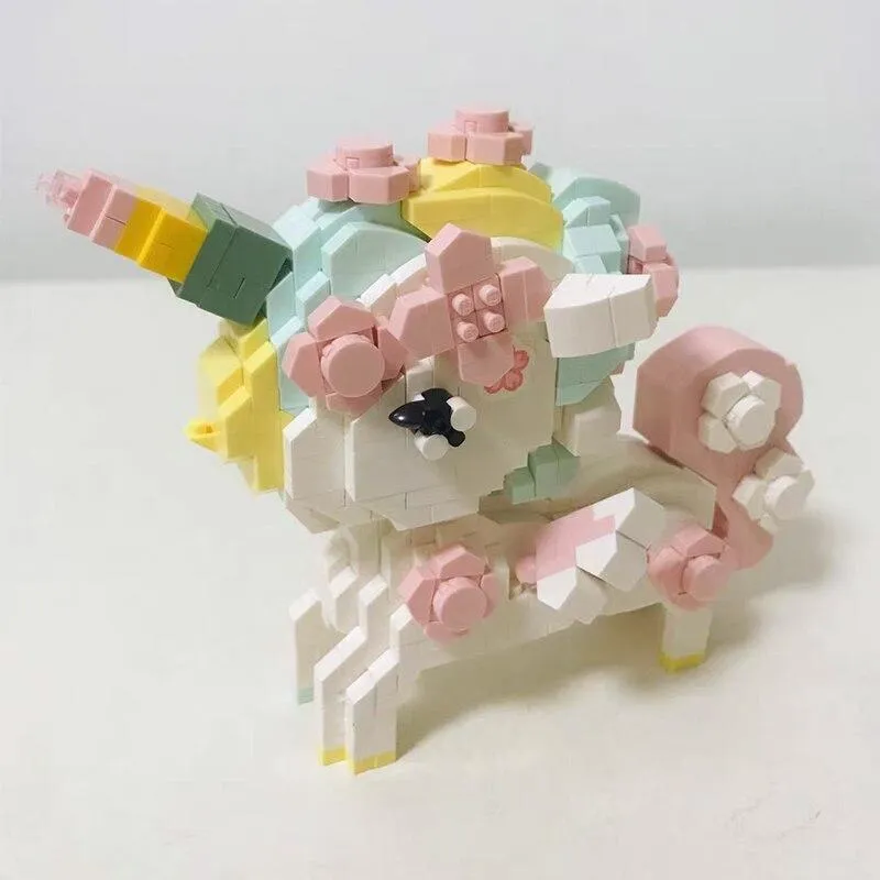 Flower Unicorn | LOZ Mini Block Building Bricks Set Cartoon Character for Ages 10 