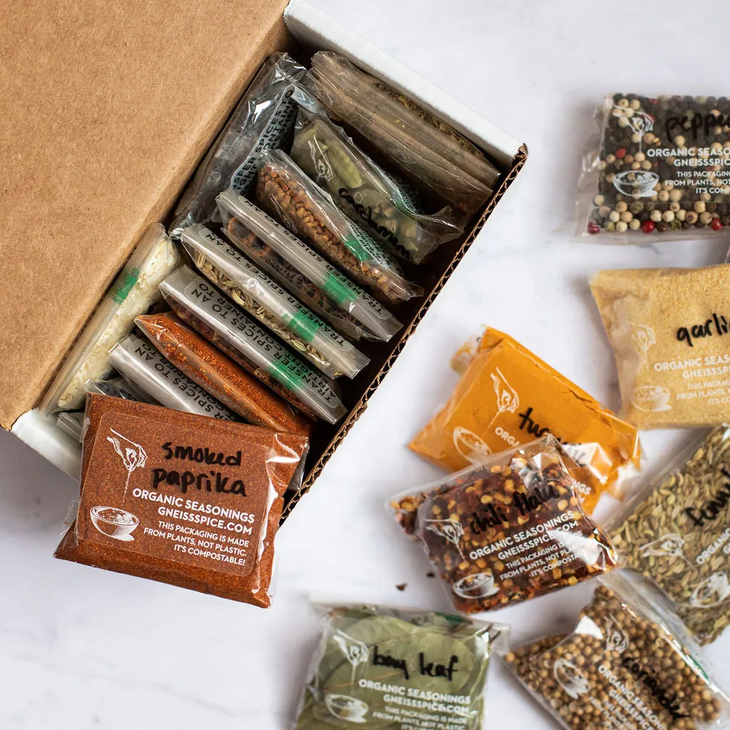'FOODIE' GIFT BUNDLE: Empty Magnetic Jars & Gift Certificate for Organic Refills