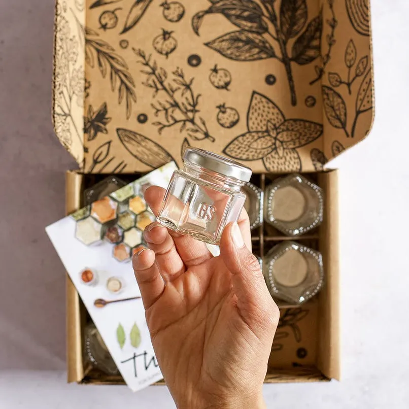 'FOODIE' GIFT BUNDLE: Empty Magnetic Jars & Gift Certificate for Organic Refills