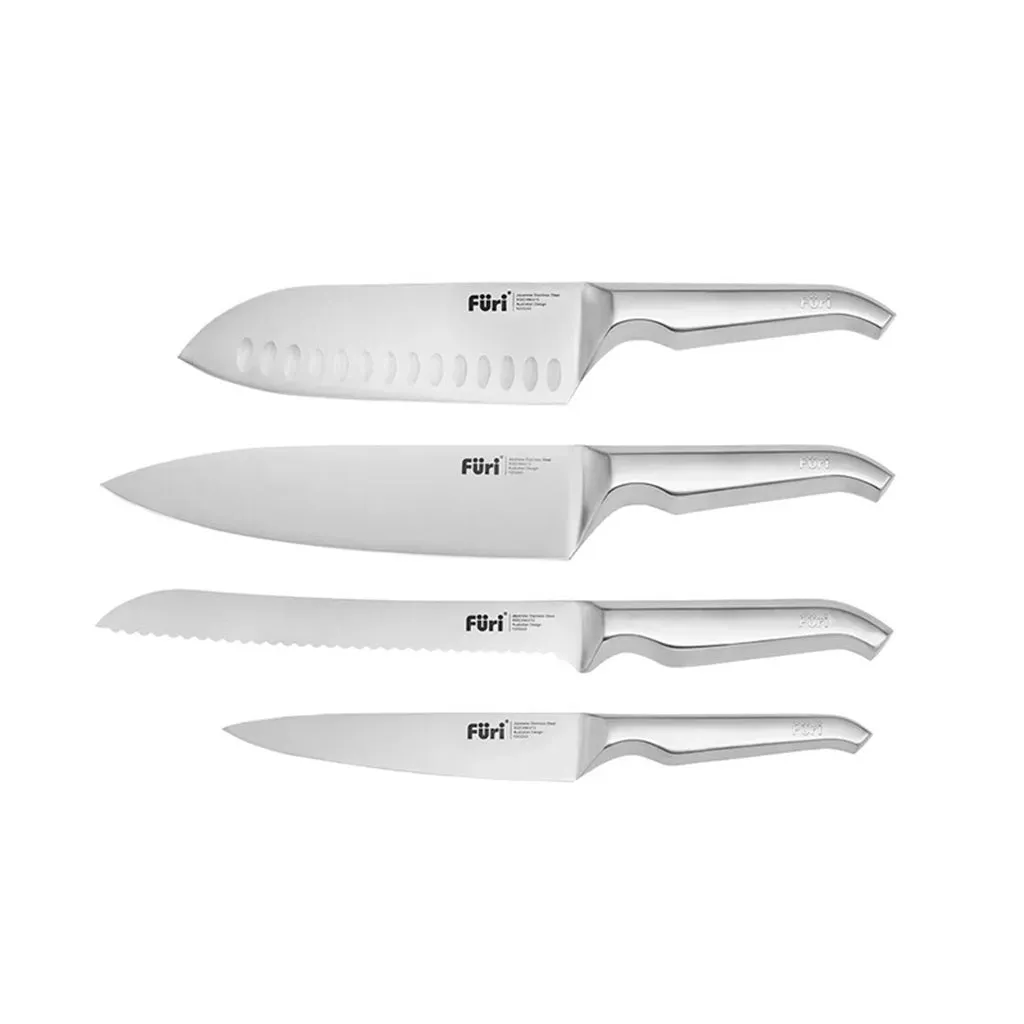 Furi Radial Knife Block 5 Pce - Snow Terrazzo