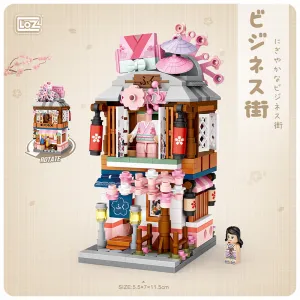 Kimono Clothing Shop | LOZ 1655 Building Bricks Mini Street Set for Ages 10 