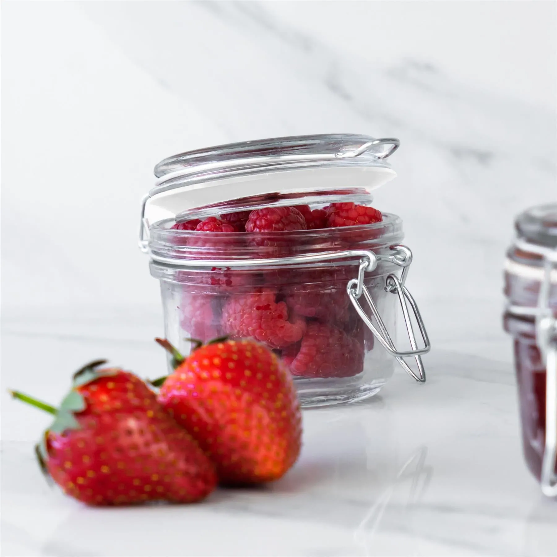 Large Glass Storage Jar Seals - Pack of Six - By Argon Tableware
