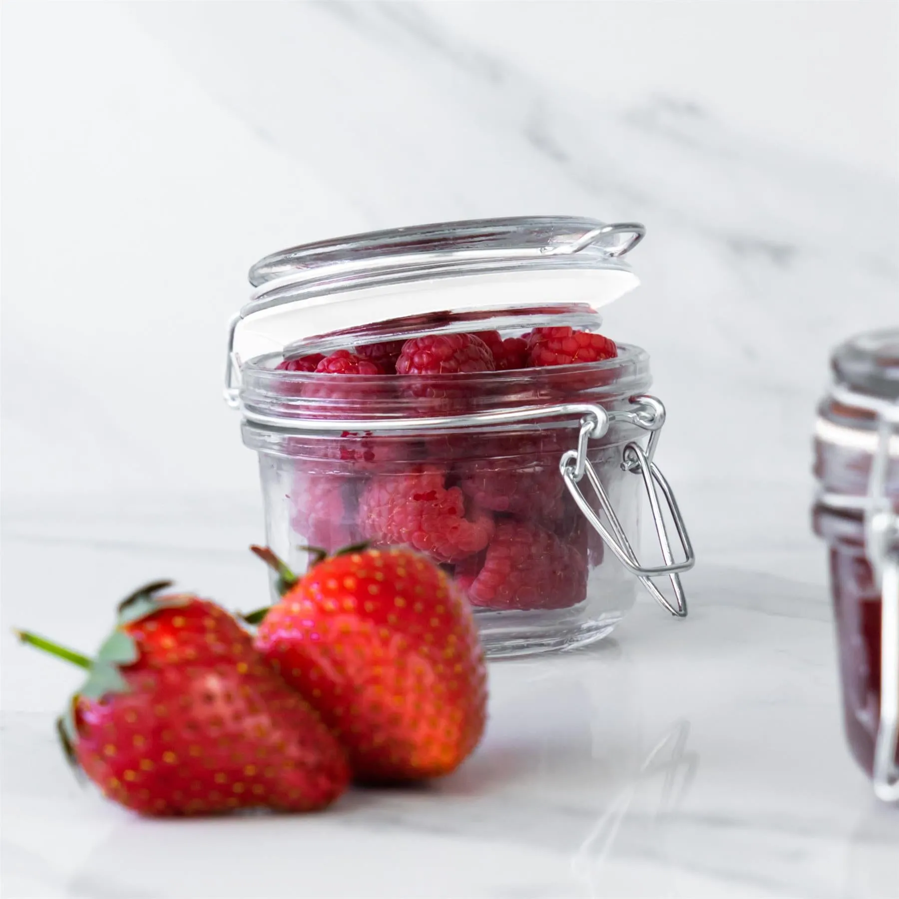 Large Glass Storage Jar Seals - Pack of Six - By Argon Tableware
