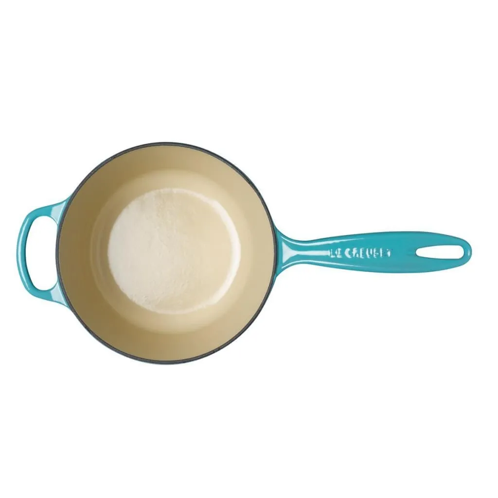 Le Creuset Signature Teal Cast Iron 3-Piece Saucepan Set – Premium Cookware for Perfect Sauces