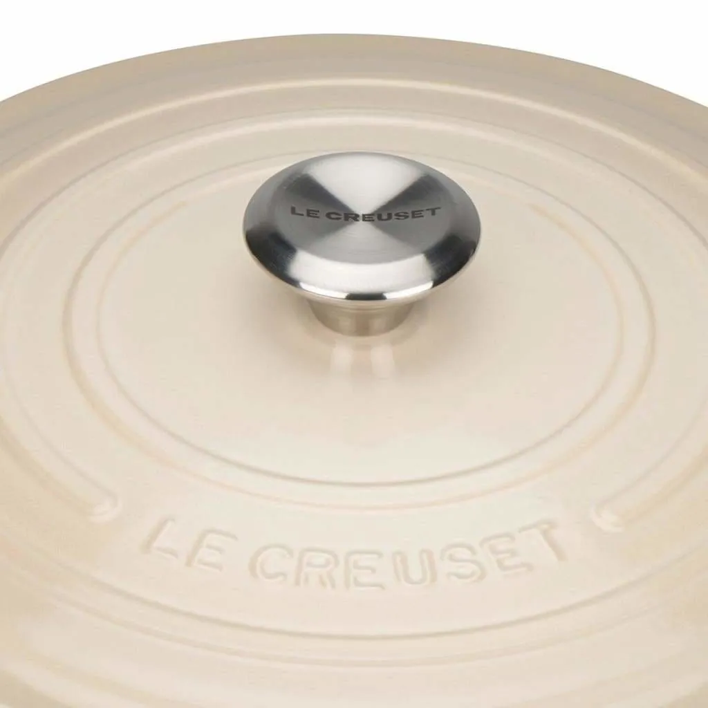 Le Creuset Signature Cast Iron Round Casserole Almond