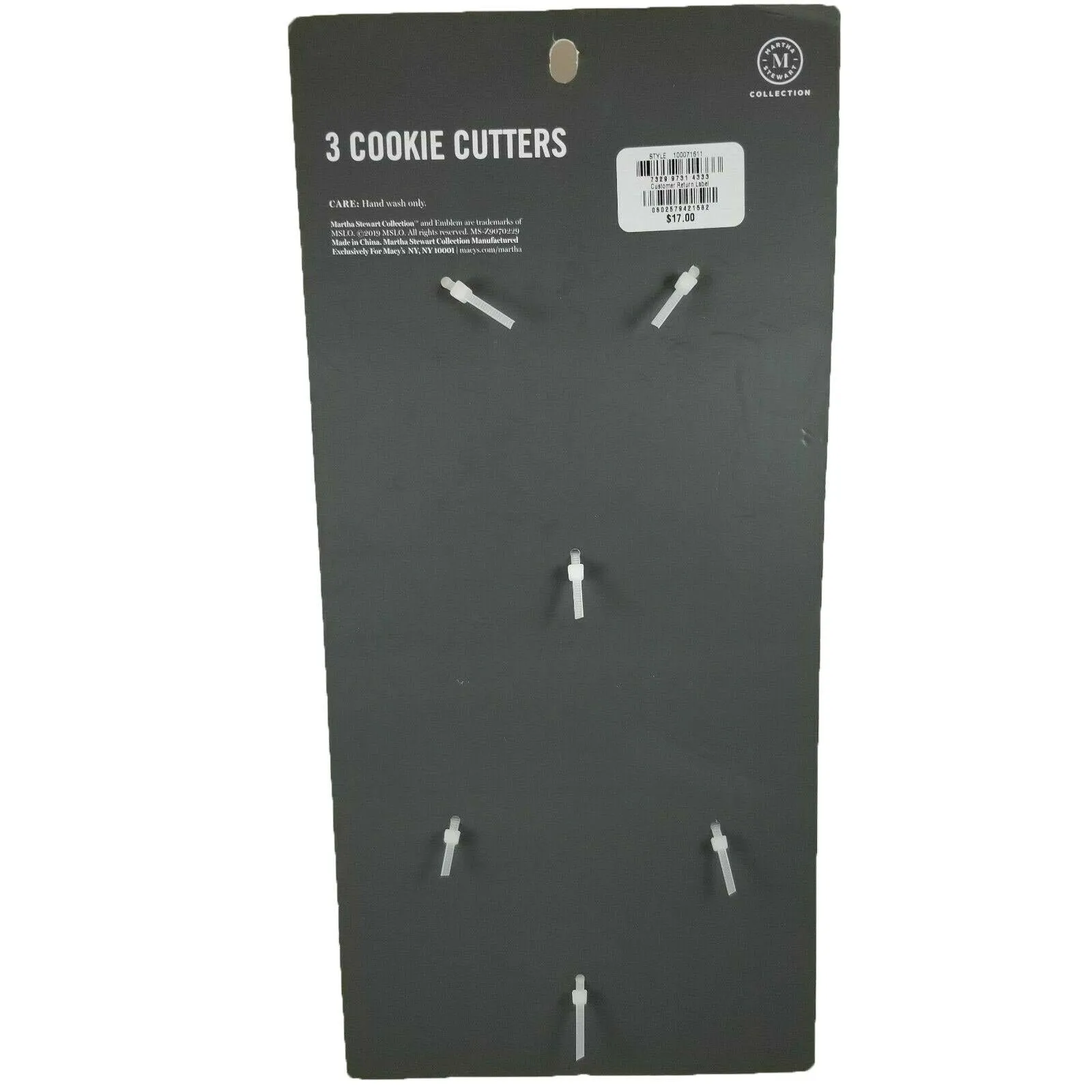 Martha Stewart Collection - Cookie Cutters (Set of 3)