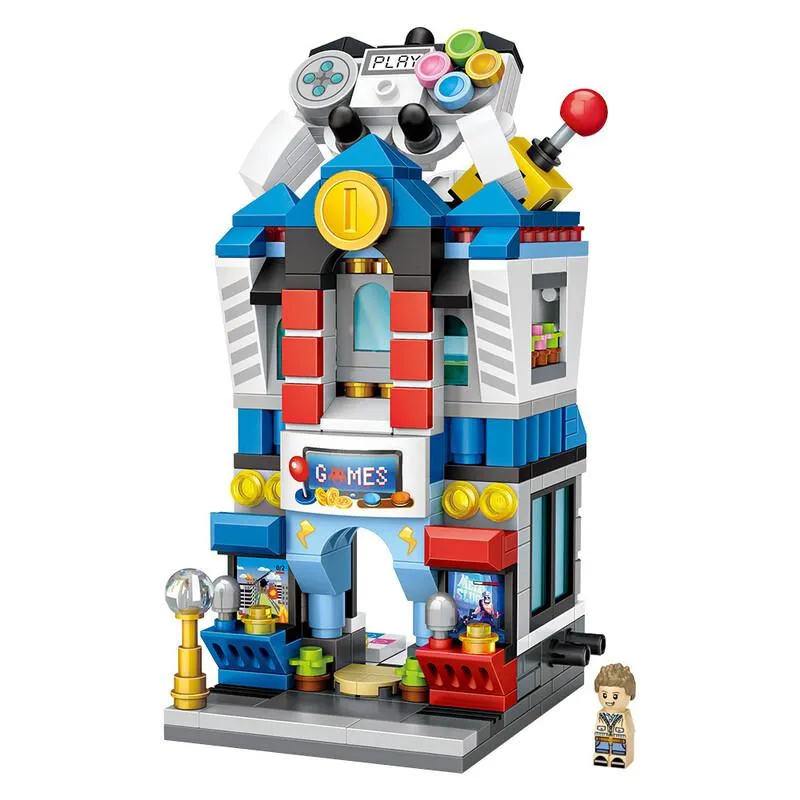 Mini Arcade | LOZ Mini Block Building Bricks Set Mini Street for Ages 10 
