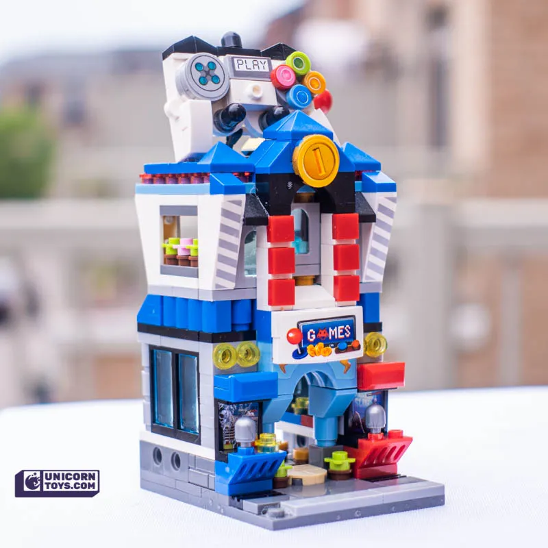 Mini Arcade | LOZ Mini Block Building Bricks Set Mini Street for Ages 10 
