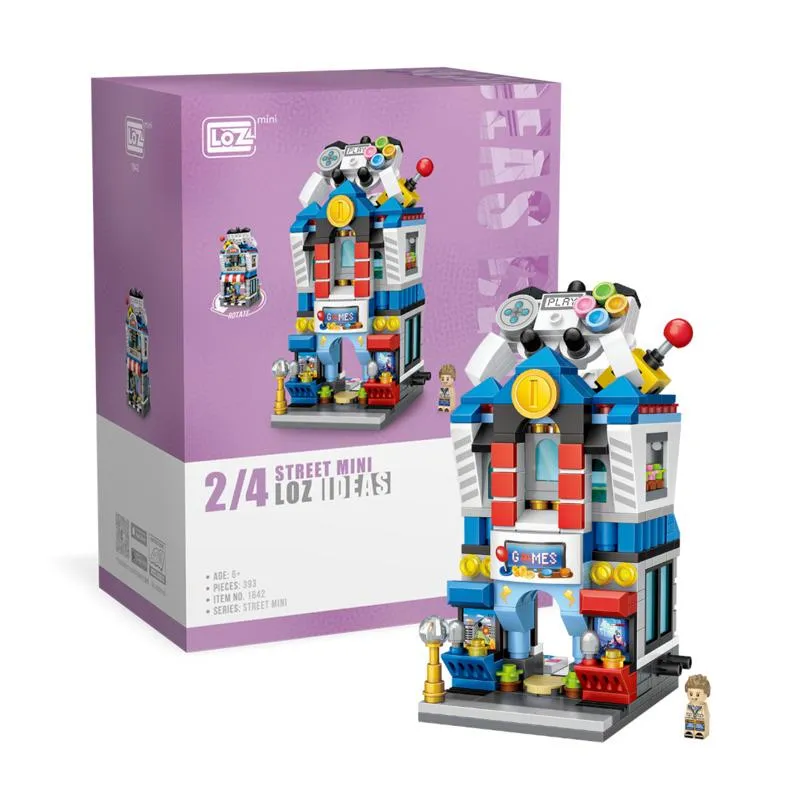 Mini Arcade | LOZ Mini Block Building Bricks Set Mini Street for Ages 10 