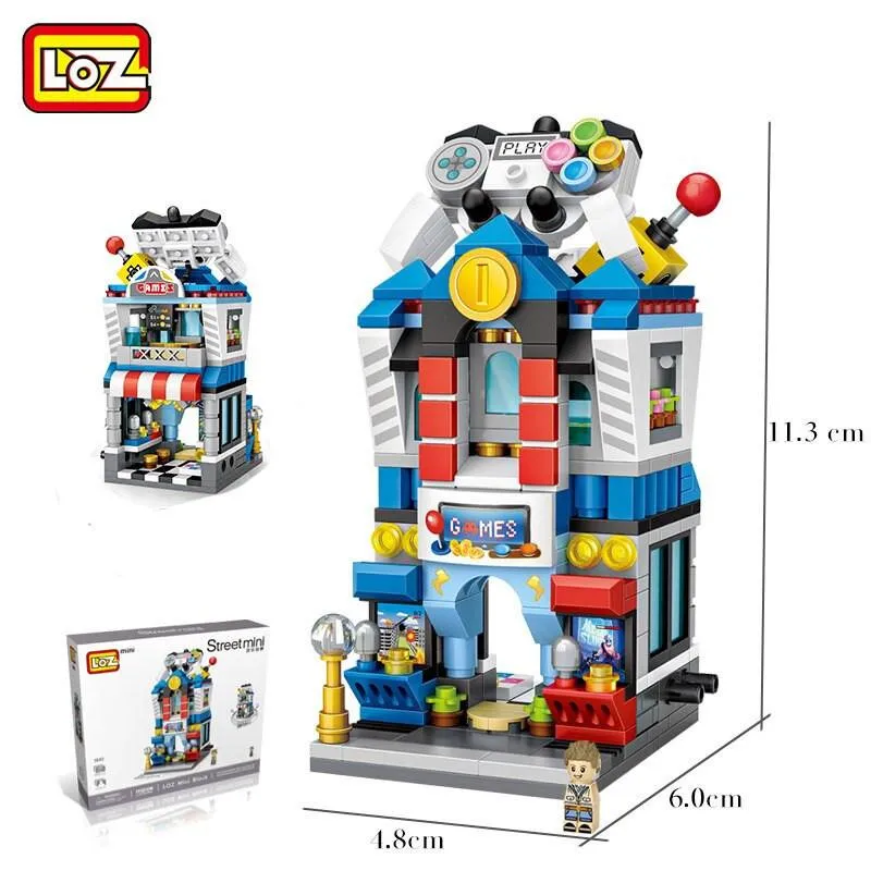 Mini Arcade | LOZ Mini Block Building Bricks Set Mini Street for Ages 10 