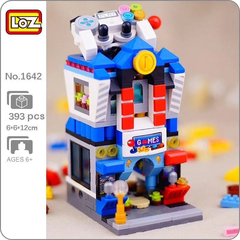 Mini Arcade | LOZ Mini Block Building Bricks Set Mini Street for Ages 10 