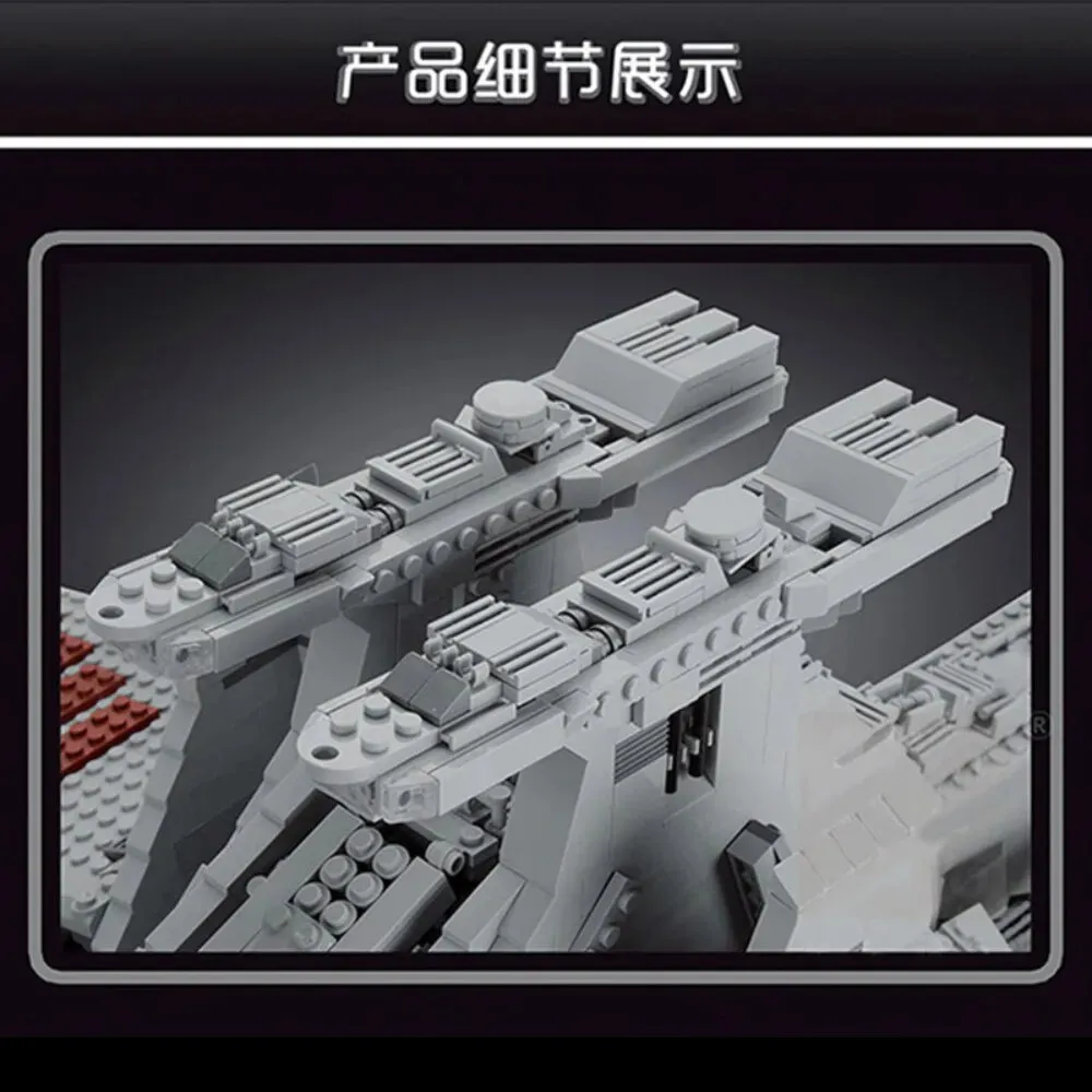 MOC NON  6685pcs Star Toys UCS Venator Republic Attack Cruiser Destroyer Set Buidling Blocks Bricks MOC-0694 Toy  for Kids no Box