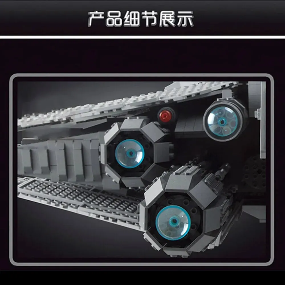MOC NON  6685pcs Star Toys UCS Venator Republic Attack Cruiser Destroyer Set Buidling Blocks Bricks MOC-0694 Toy  for Kids no Box