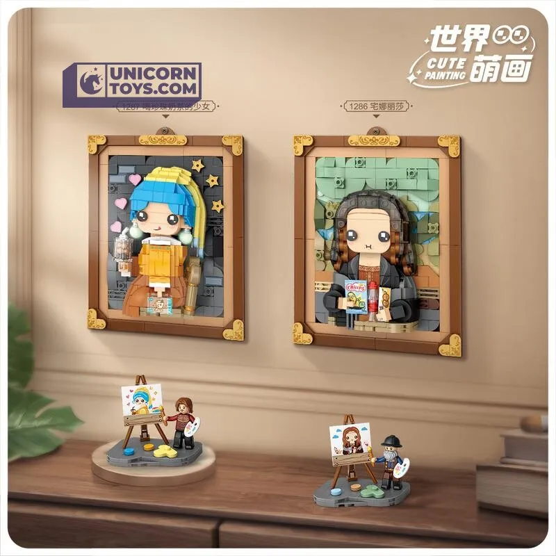Mona Lisa | LOZ 1286 Mini Block Cute Painting Set for Ages 10 