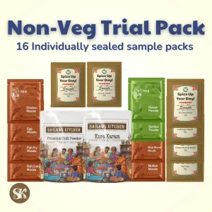 Non-Veg Friendly Trial Pack (16 Spices & Masalas, Easy-to-Use Sizes)