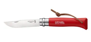 Opinel No 8 Trekking Knife Red