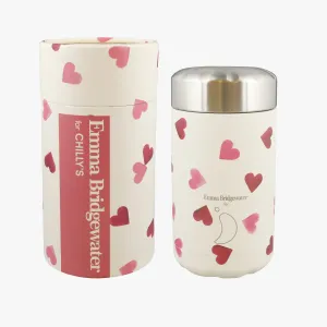 Pink Hearts Chilly's Food Pot 500ml