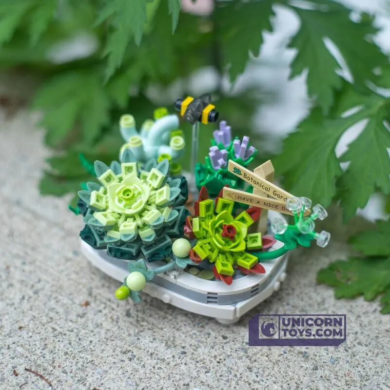 Potted Succulent Plants | LOZ 1660 Mini Block Eternal Plant Pot Set for Ages 10 