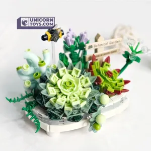 Potted Succulent Plants | LOZ 1660 Mini Block Eternal Plant Pot Set for Ages 10 