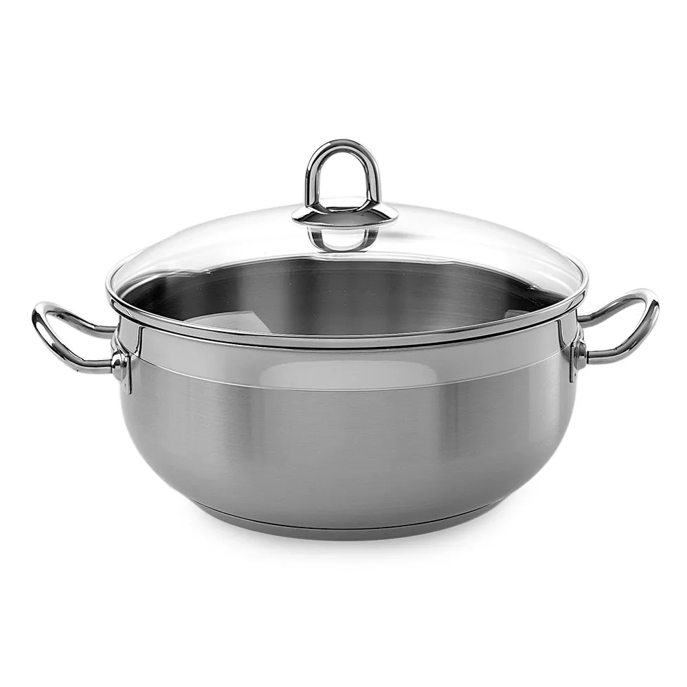 Silampos Stainless Steel 'Nautilus' Saucepot Chip Pan