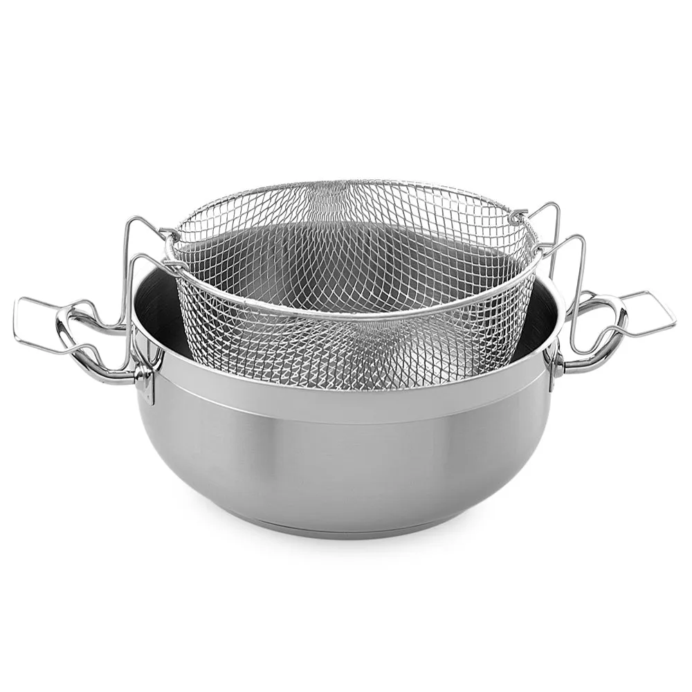 Silampos Stainless Steel 'Nautilus' Saucepot Chip Pan